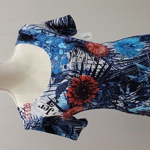 Sophie A Floral Knee Length Dress